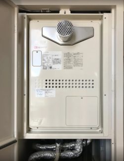 栗東市M様邸　ガス給湯器施工後